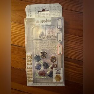 Warner Bros. Harry Potter iPhone Case - Glitter and Crest Design